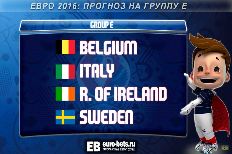 Прогноз на группу E. Евро 2016