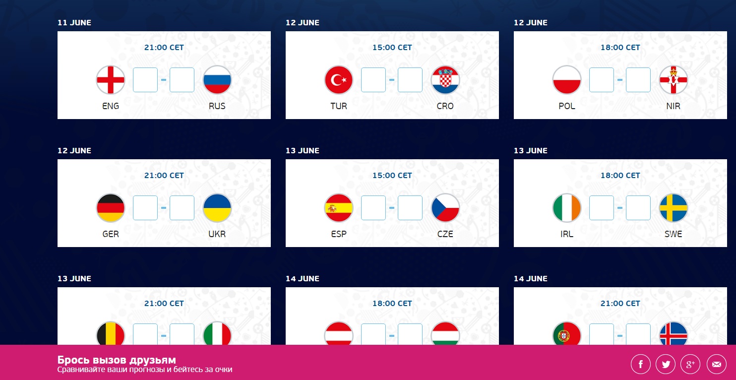 Новости Евро 2016 Новости Евро 2016